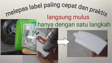 Melepas label
