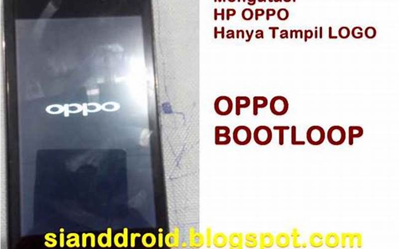 Melepaskan Tombol Setelah Munculnya Logo Oppo