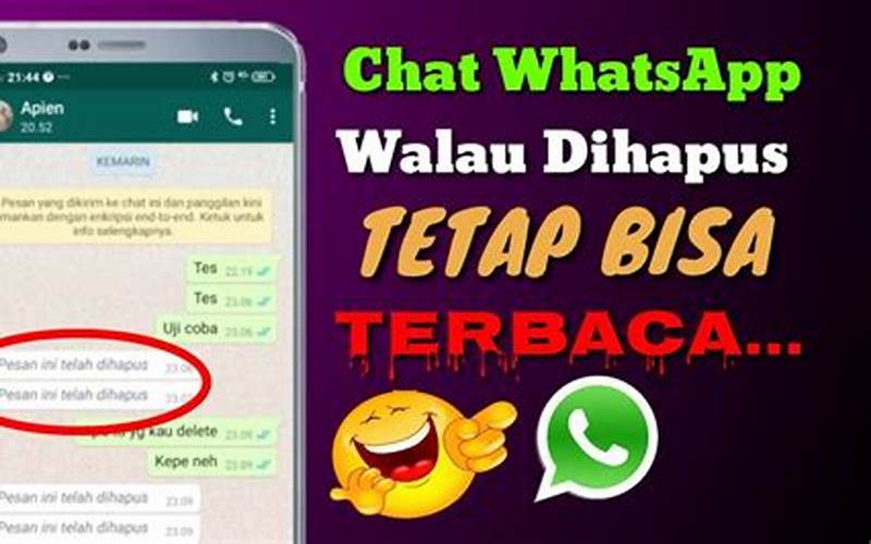 Melihat Chat Yang Sudah Dihapus Di Whatsapp Terbaru Dan Mudah