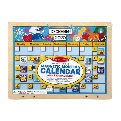 Melissa  Doug Monthly Magnetic Calendar