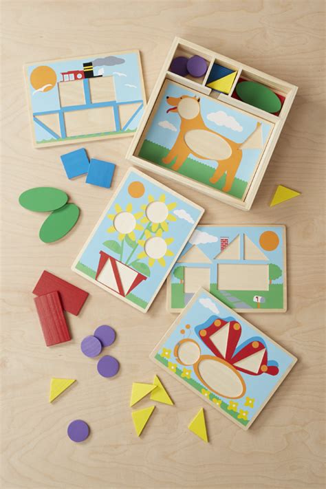 Melissa  Doug Beginner Pattern Blocks
