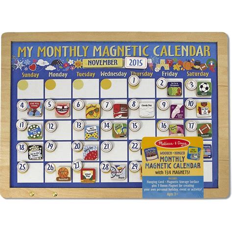 Melissa And Doug Monthly Magnetic Calendar