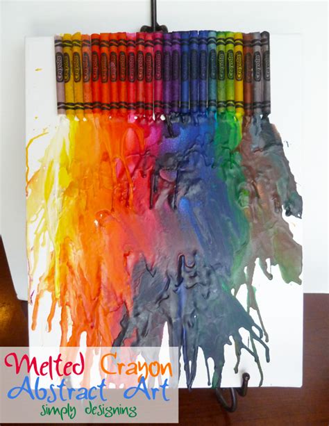 Melted Crayon Art: Creating Abstract Masterpieces