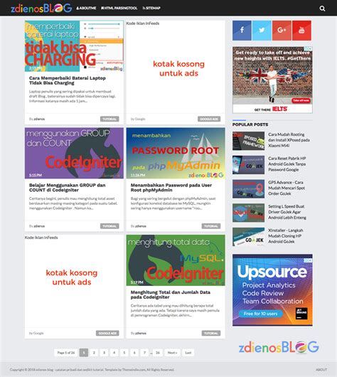 Memasang iklan pada blog dengan Google AdSense