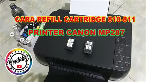 Memasang kembali cartridge pada printer canon mp237