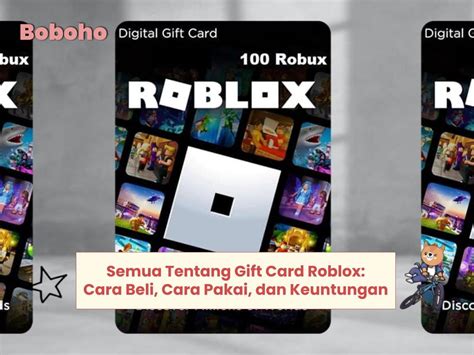 Membeli Kartu Game Roblox (Roblox Gift Card)