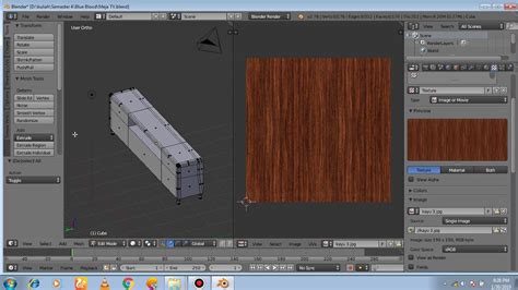 Memberikan Material dan Tekstur