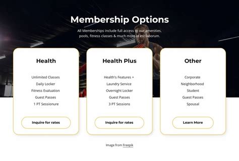 Membership Options for Regulars