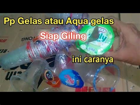 Membersihkan Aqua Gelas
