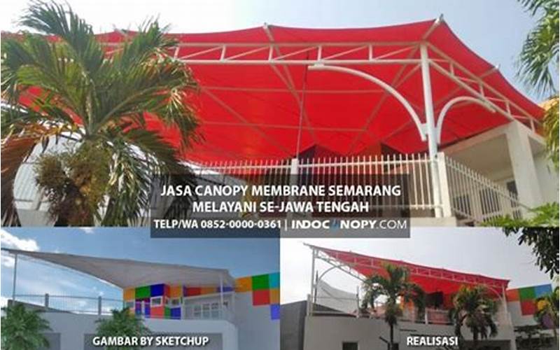 Membrane Canopy Semarang - A Spectacular Landmark In Relaxed Indonesia