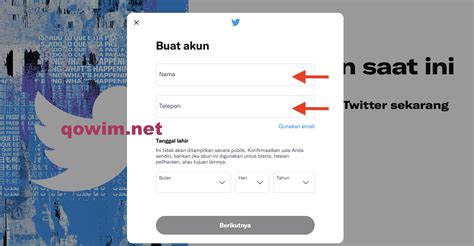 Membuat Akun Twitter Indonesia