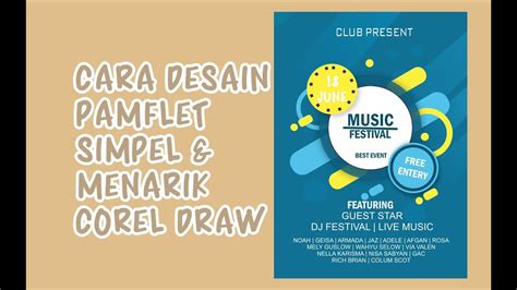 Membuat Pamflet Dengan Coreldraw