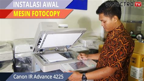 Membuat Pengaturan Awal pada Mesin Fotocopy Canon