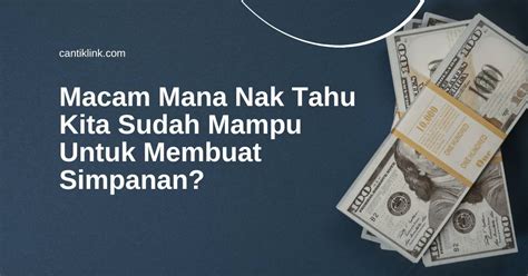 Membuat Simpanan