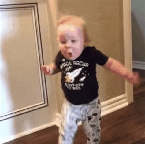 Meme Baby Running Away