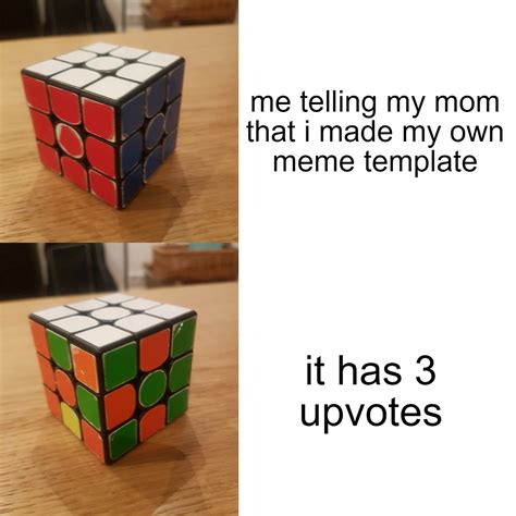 Meme Cube Template
