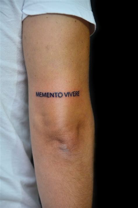 Memento Vivere Tattoo Tattoos Pinterest