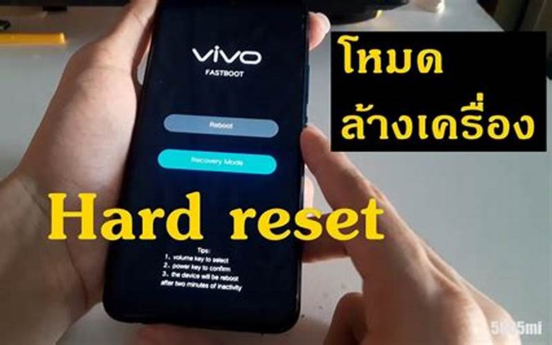 Memilih Opsi Wipe Data/Factory Reset Vivo Xplay 5