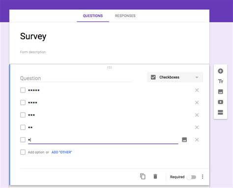 Memilih Jenis Pertanyaan untuk Google Form