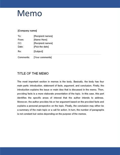 Professional Memo Template download free documents for PDF, Word and
