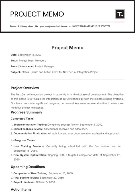 Free Microsoft Word Memo Template