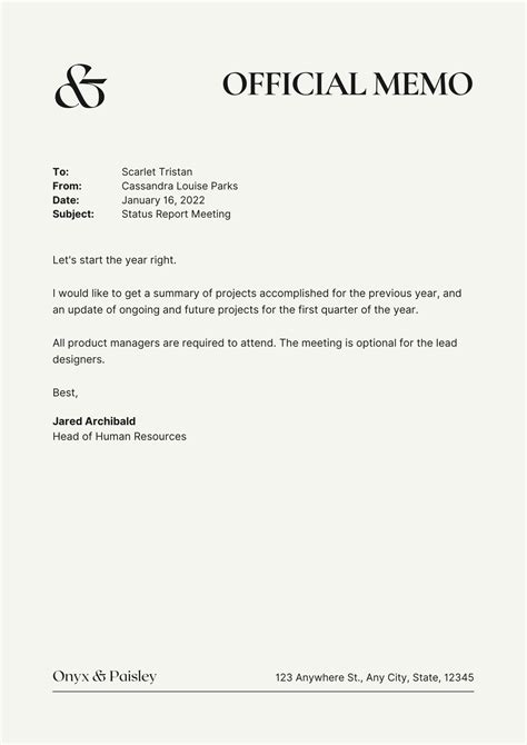 50+ Memo Samples, Format & Examples 2023