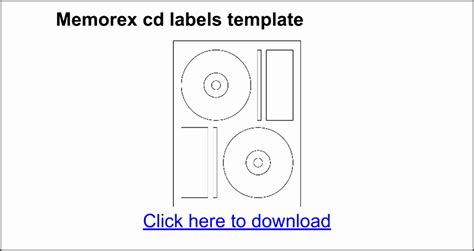 Memorex Label Maker Template Photoshop