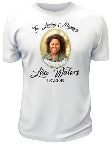 Memorial Shirts With Picture