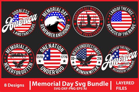 Download Memorial Day Bundle. Files for Cricut