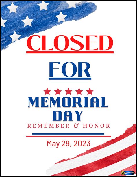 Memorial Day Closures 2024
