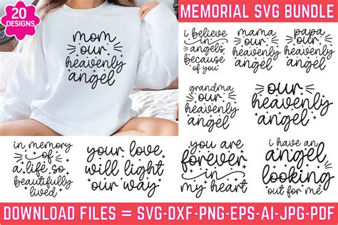 Download Memorial SVG Bundle / Cut Files /... Creativefabrica Free PSD Mockups