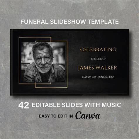 Memorial Service Powerpoint Template