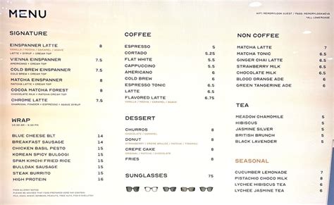 Cafe Menu Design Ideas