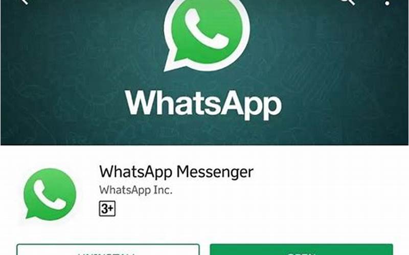 Memperbarui Versi Lama Whatsapp
