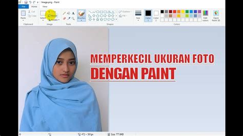 Memperkecil Ukuran Jpg Di Paint