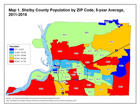 Memphis Zip Code Map