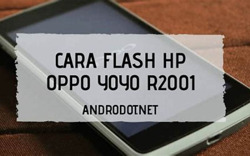 Memuat Firmware Oppo R2001