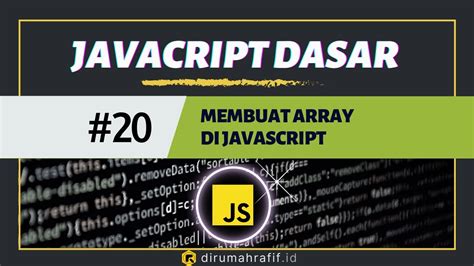 Memulai Tutorial JavaScript di YouTube