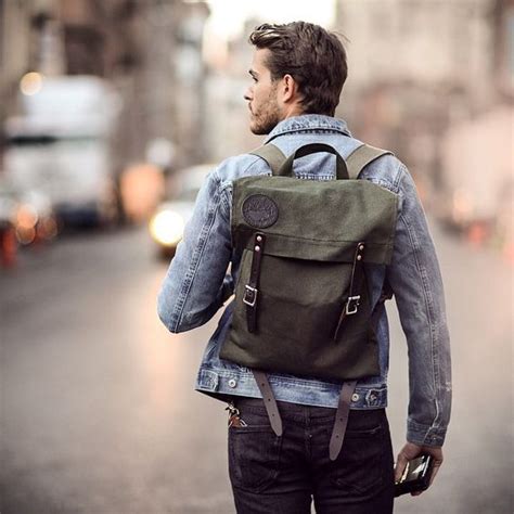 Men Outfit With Backpack