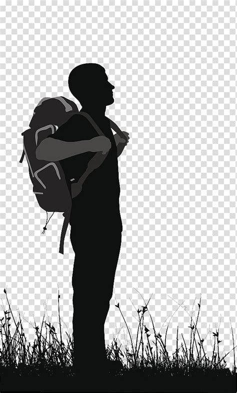 Man carrying backpack illustration, Cartoon Character Boy, Handpainted
