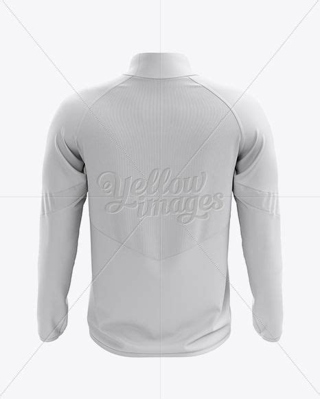 Men's Midlayer Soccer Shirt Mockup Back View