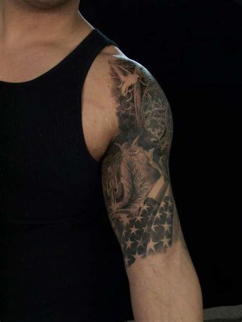 70 Quarter Sleeve Tattoo Designs For Men Masculine Ink Ideas