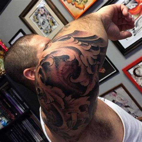 Men Elbow Tattoo