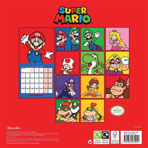 Men Of Mario Calendar