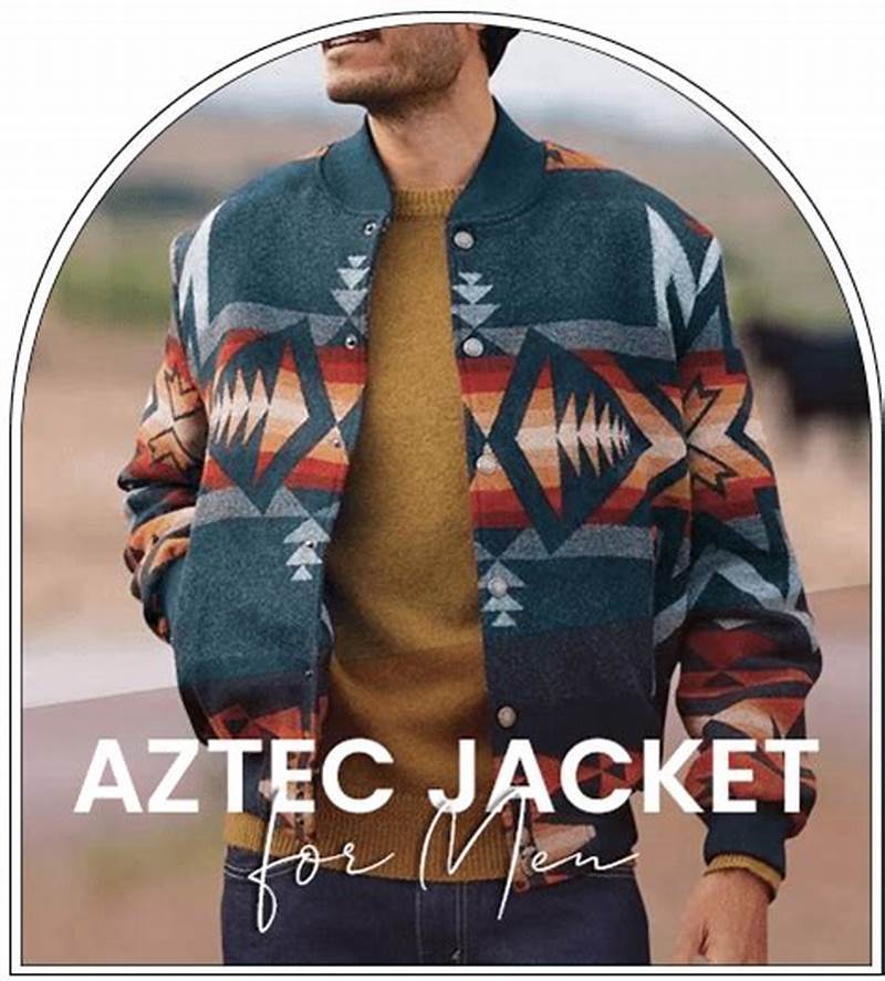 Men S Aztec Pattern Jacket