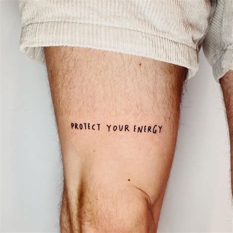 Men Tattoo Words