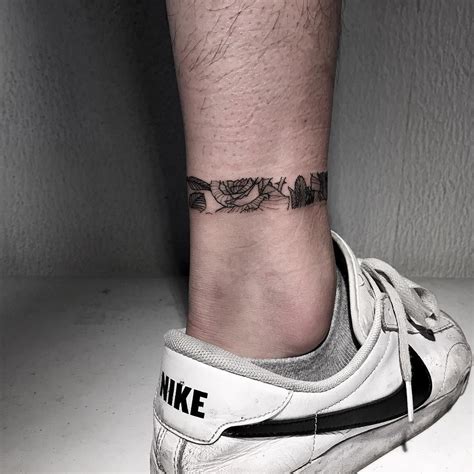 Men With Ankle Tattoos