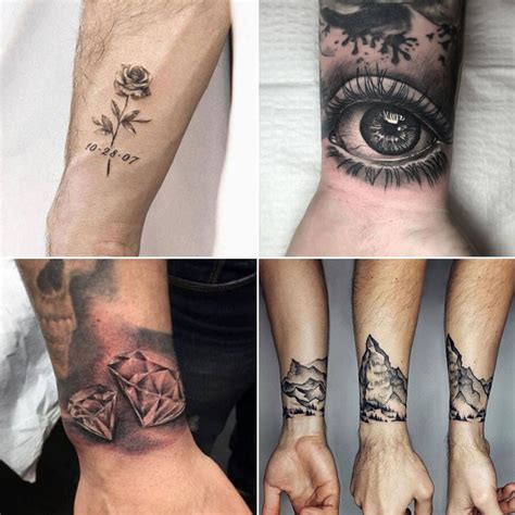 Men Wrist Tattoo