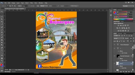 Tutorial Menambahkan Warna pada Desain Poster dengan Photoshop CS3
