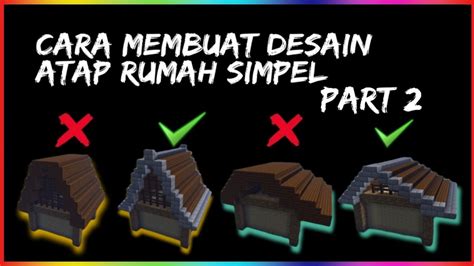 Menambahkan Atap Minecraft Indonesia
